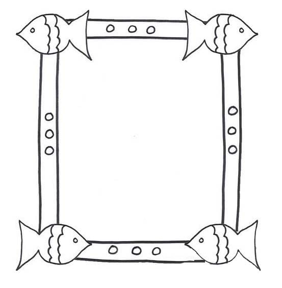 Çerçeve 6 Boyama Sayfası