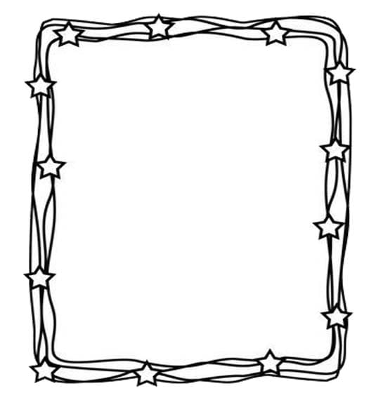 Çerçeve 8 Boyama Sayfası