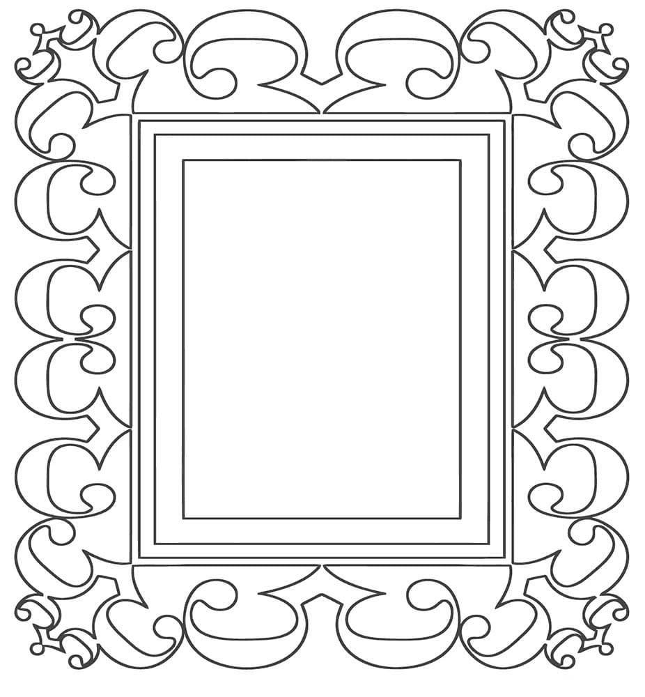 Çerçeve Ücretsiz Boyama Sayfası
