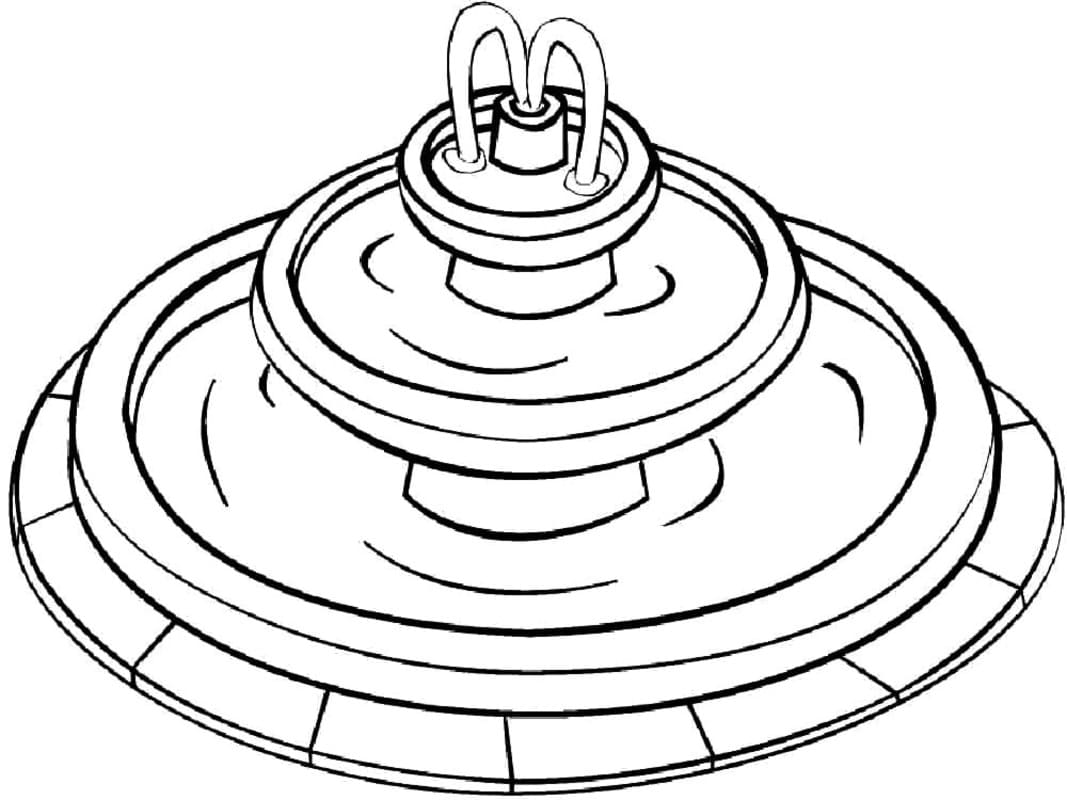 Çeşme çocuklar için ücretsiz Boyama Sayfası