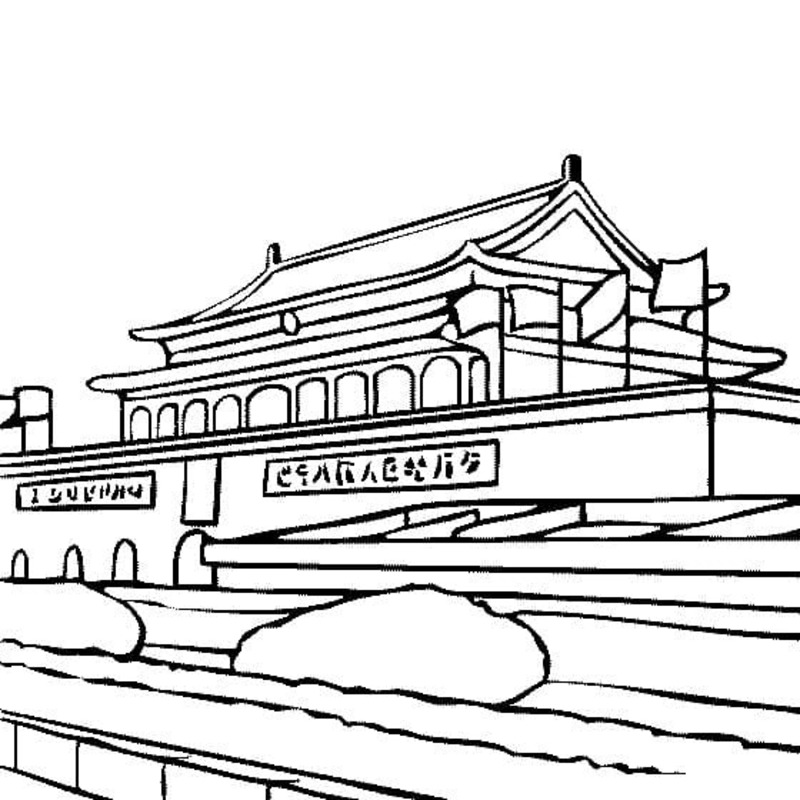 Çin Görüntü Boyama Sayfası