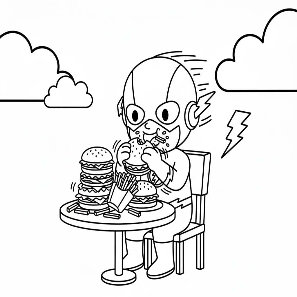 Çiz Flash ücretsiz yazdırılabilir Boyama Sayfası