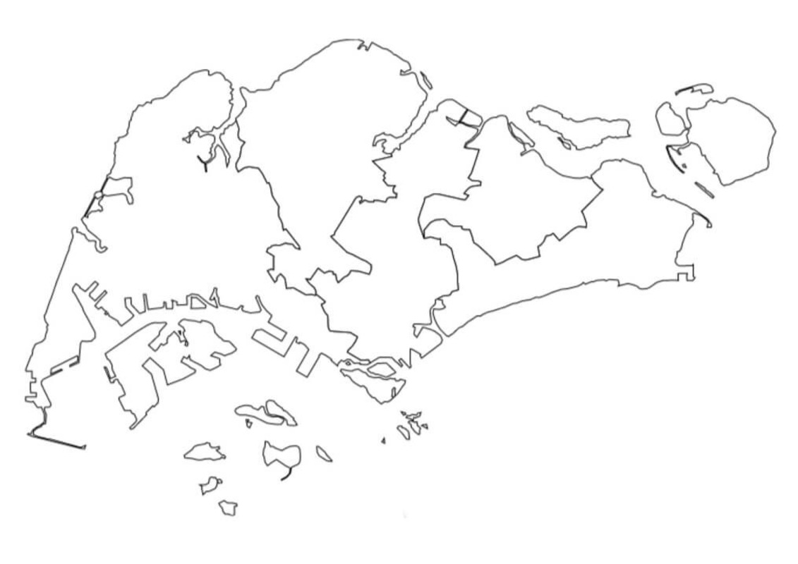 Çizim Singapur 8 Boyama Sayfası