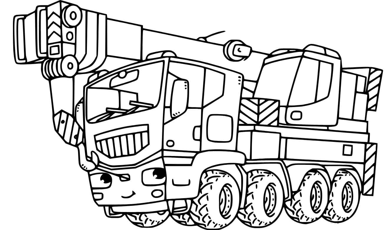 Çizim resim Vinç Boyama Sayfası