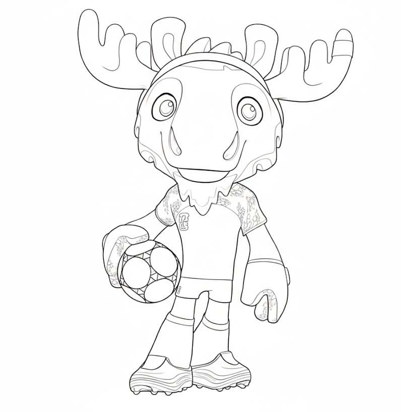 Çizmek 2026 Dünya Kupası Boyama Sayfası