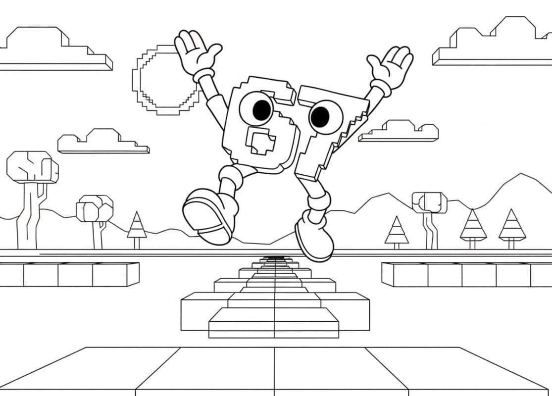 Çizmek 67 Brainrot 5 Boyama Sayfası