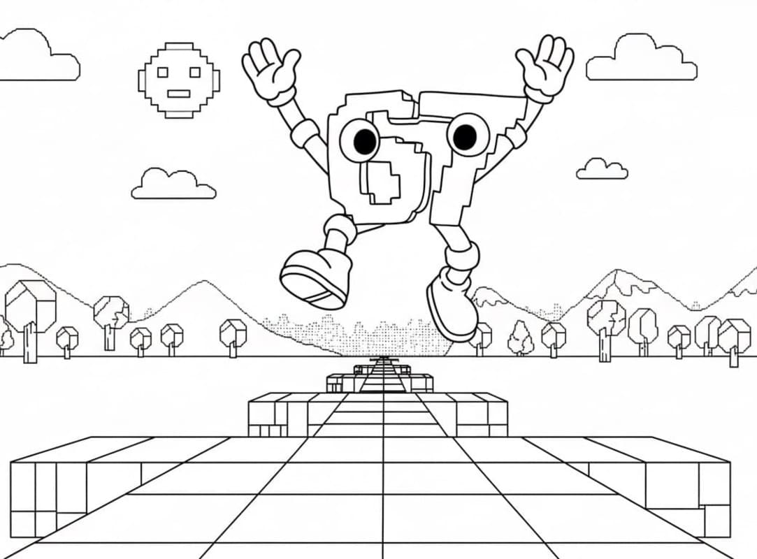 Çizmek 67 Brainrot 6 Boyama Sayfası