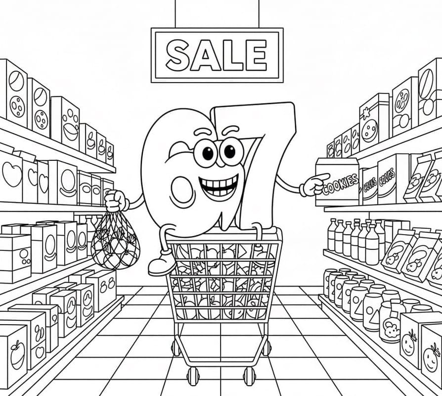 Çizmek 67 Brainrot Yazdırılabilir Boyama Sayfası