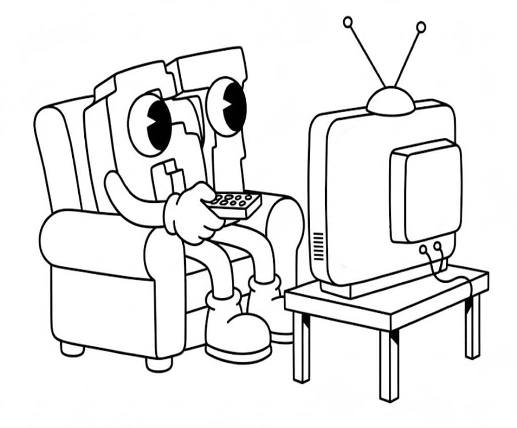 Çizmek 67 Brainrot çocuklar için yazdırılabilir Boyama Sayfası