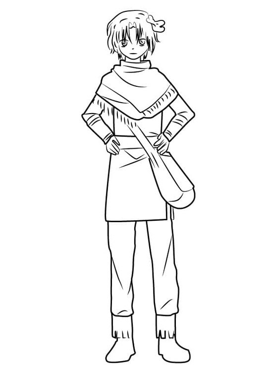 Çizmek Akatsuki no Yona Yun Boyama Sayfası