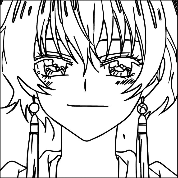 Çizmek Akatsuki no Yona yazdırılabilir Boyama Sayfası