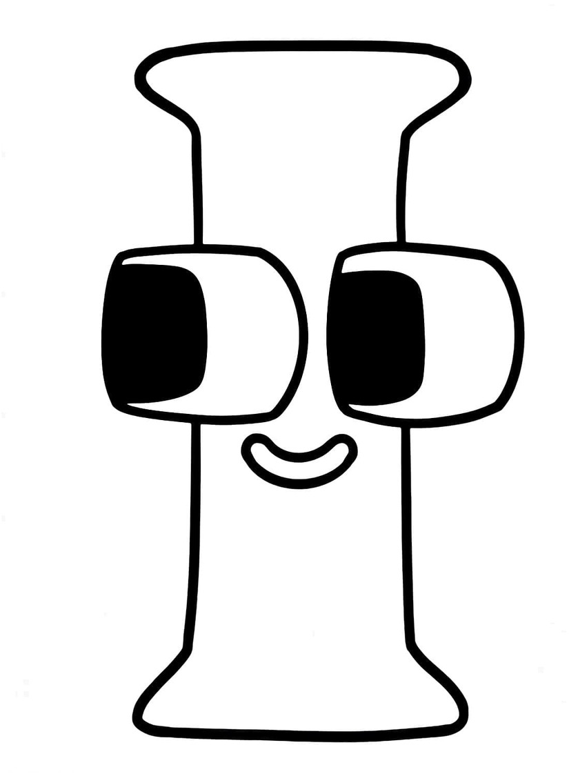 Çizmek Alphabet Lore I Boyama Sayfası