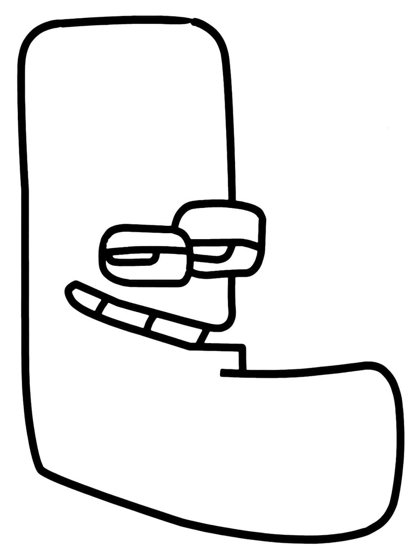 Çizmek Alphabet Lore L Boyama Sayfası