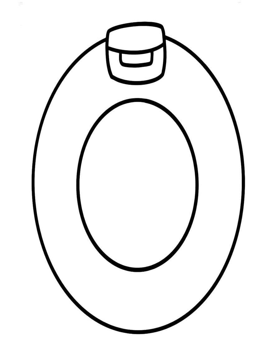 Çizmek Alphabet Lore O Boyama Sayfası