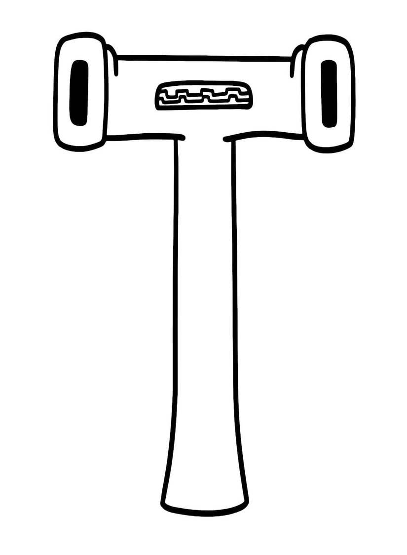 Çizmek Alphabet Lore T Boyama Sayfası