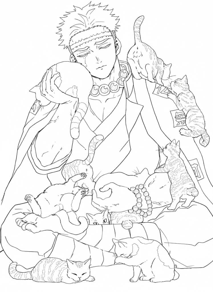 Çizmek Anime Oğlanları basit Boyama Sayfası