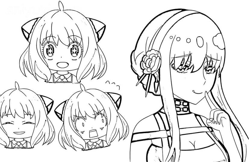 Çizmek Anya kolay Boyama Sayfası