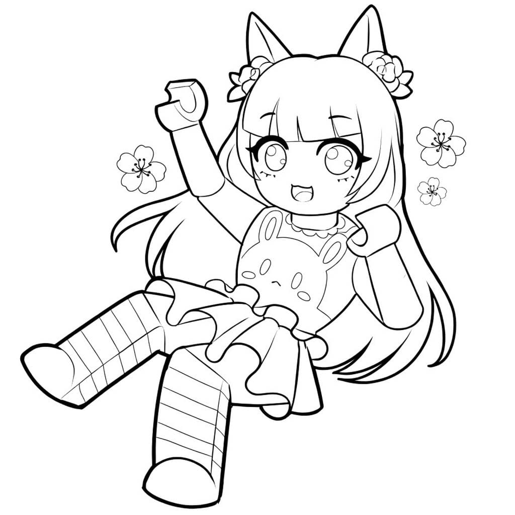 Çizmek Aphmau Temel Boyama Sayfası