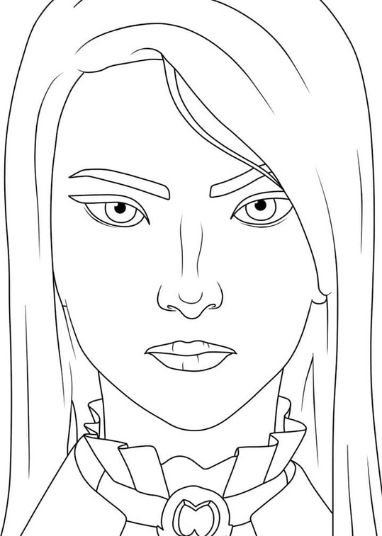 Çizmek Arcane 1 Boyama Sayfası