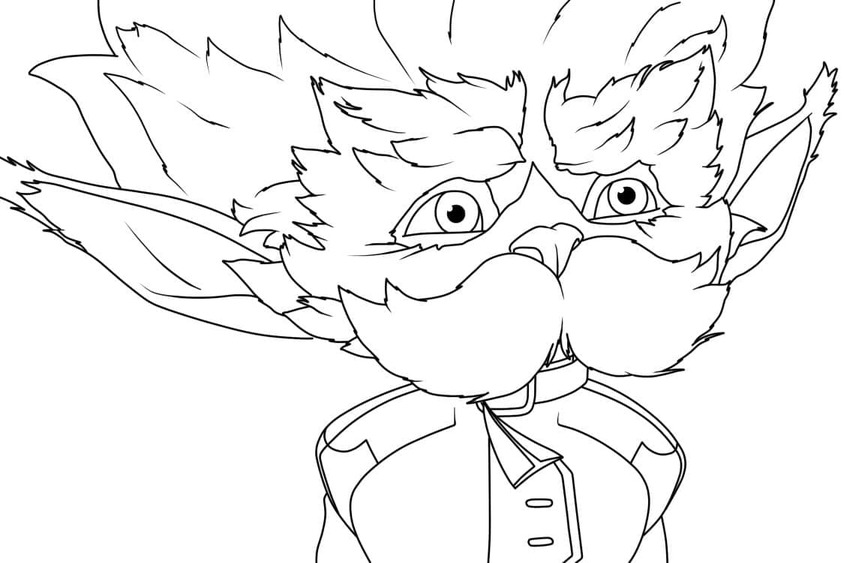 Çizmek Arcane 2 Boyama Sayfası