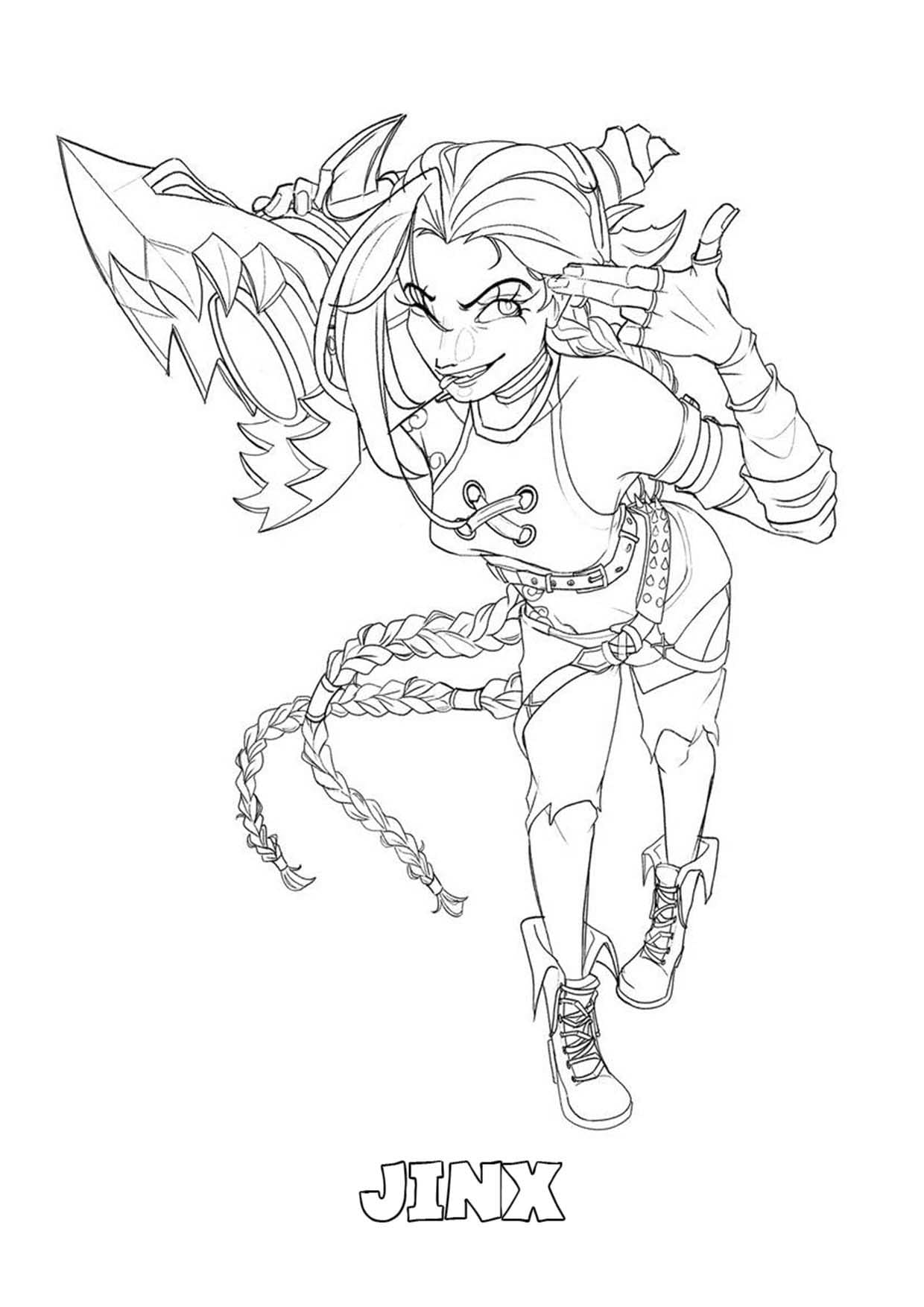 Çizmek Arcane 5 Boyama Sayfası