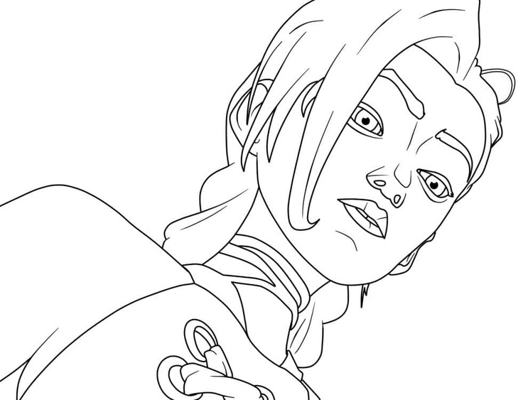 Çizmek Arcane 6 Boyama Sayfası