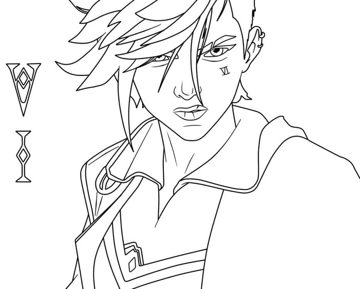 Çizmek Arcane 8 Boyama Sayfası