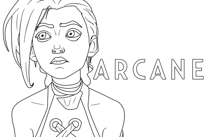 Çizmek Arcane çocuklar için ücretsiz Boyama Sayfası