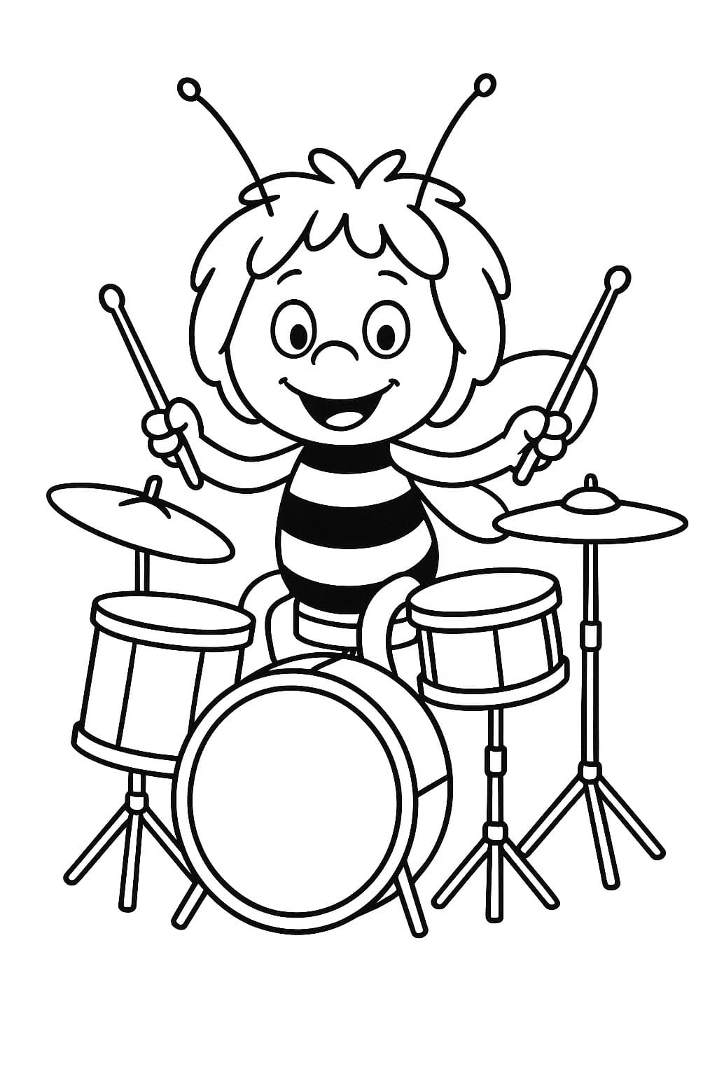 Çizmek Arı Maya ücretsiz Boyama Sayfası