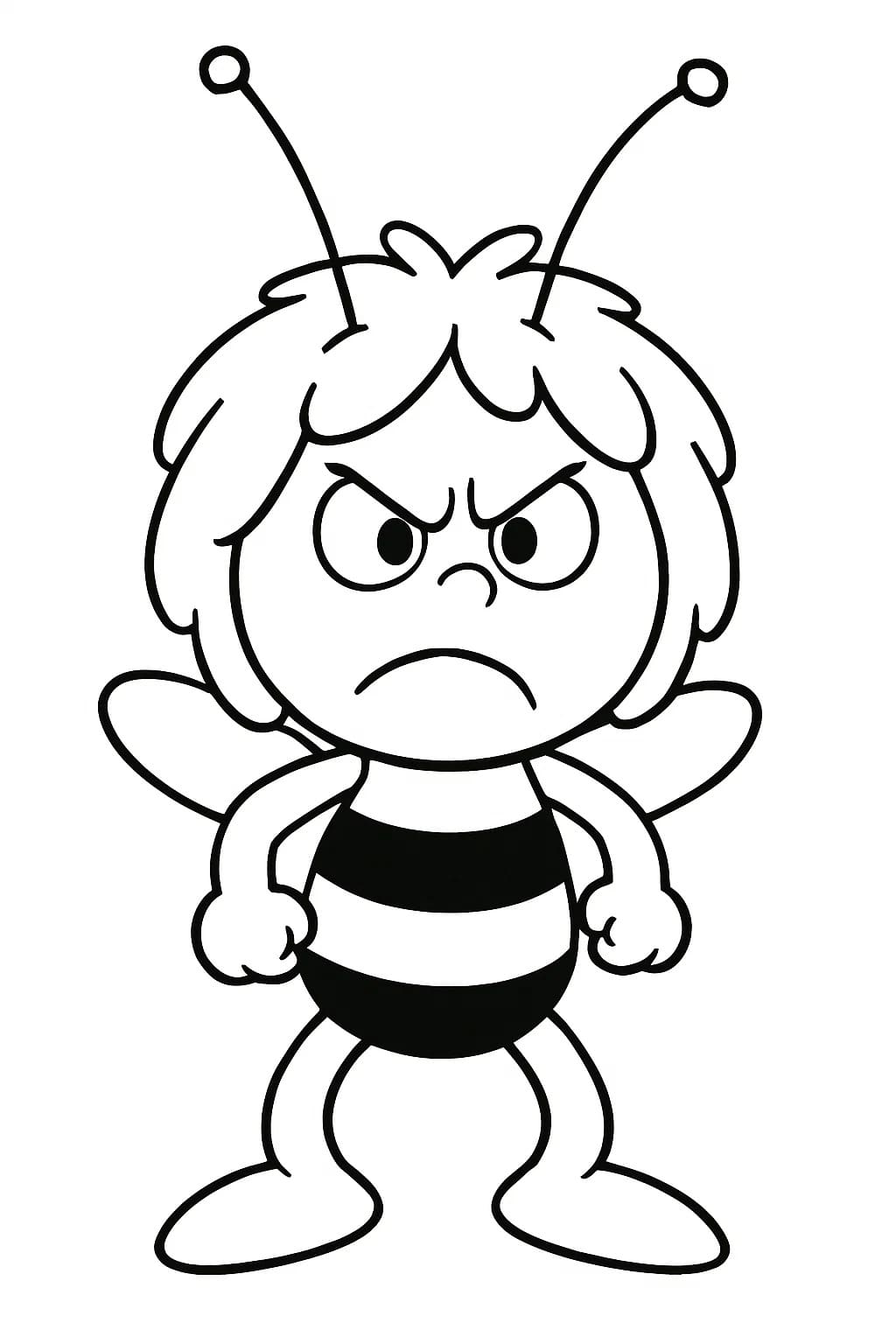 Çizmek Arı Maya yazdırılabilir Boyama Sayfası