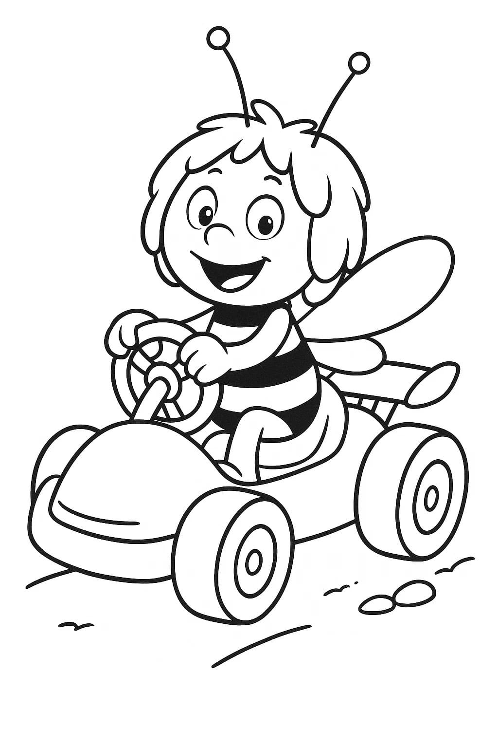 Çizmek Arı Maya Boyama Sayfası