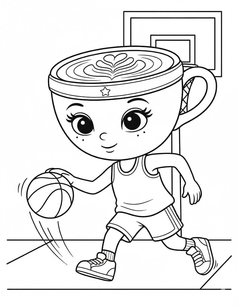 Çizmek Ballerina Cappuccina Yazdırılabilir Boyama Sayfası