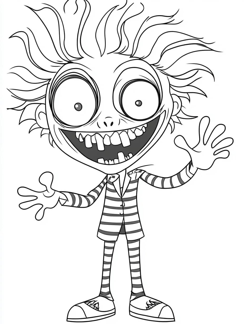 Çizmek Beterböcek 1 Boyama Sayfası