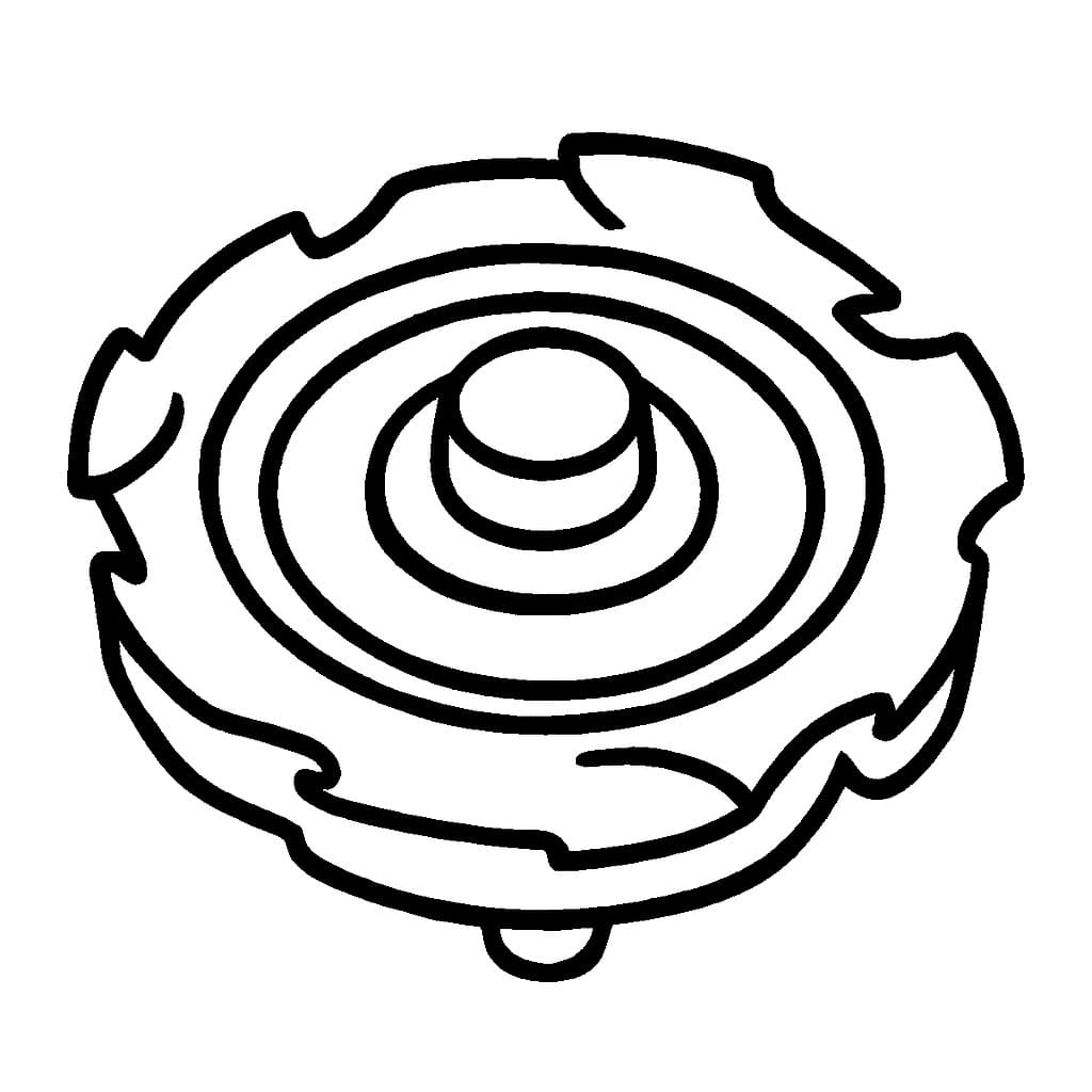 Çizmek Beyblade Ücretsiz Yazdırılabilir Boyama Sayfası