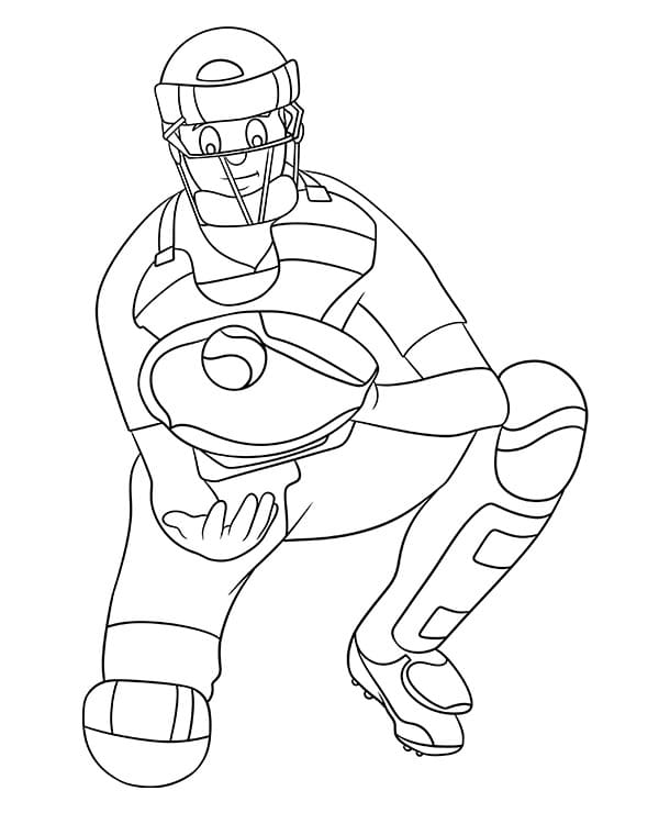 Çizmek Beyzbol 6 Boyama Sayfası