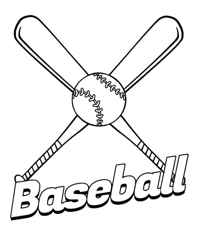 Çizmek Beyzbol Temel Boyama Sayfası