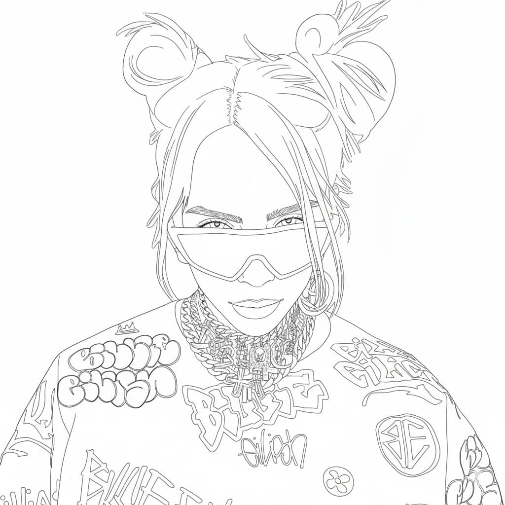 Billie Eilish Boyama Sayfası