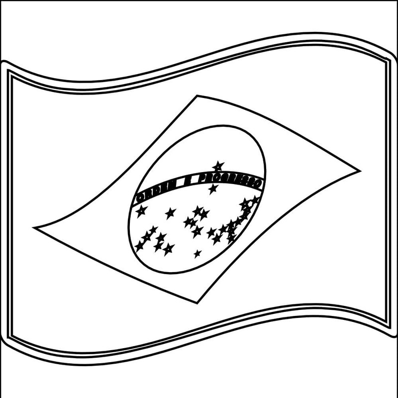 Çizmek Brezilya kolay Boyama Sayfası