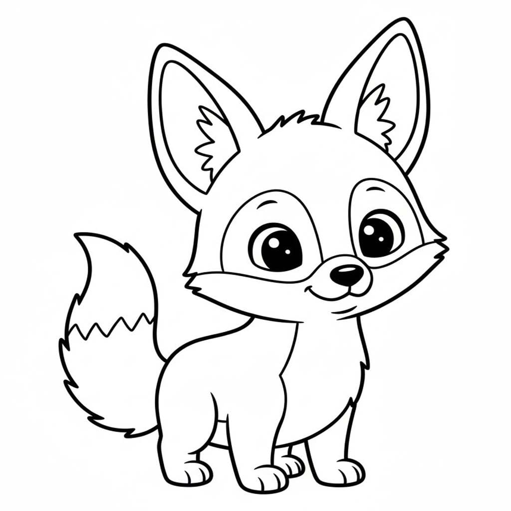 Çizmek Çakal Ücretsiz Boyama Sayfası