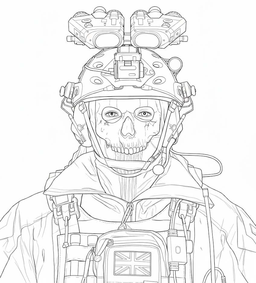 Çizmek Call of Duty Boyama Sayfası