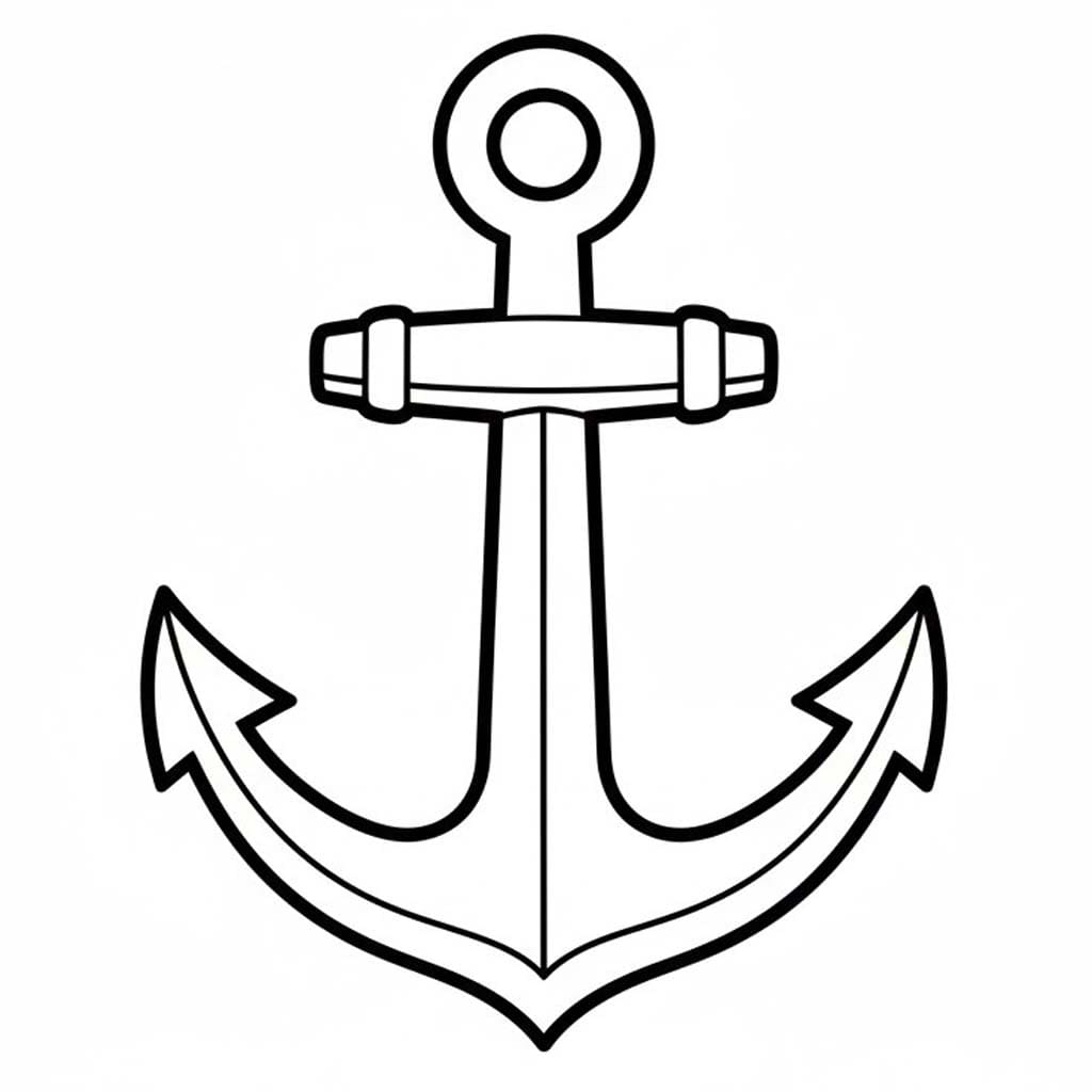 Çizmek Çapa Ücretsiz Yazdırılabilir Boyama Sayfası