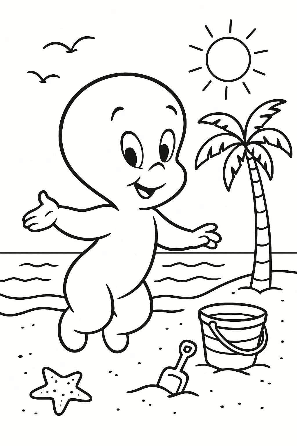 Çizmek Casper 6 Boyama Sayfası