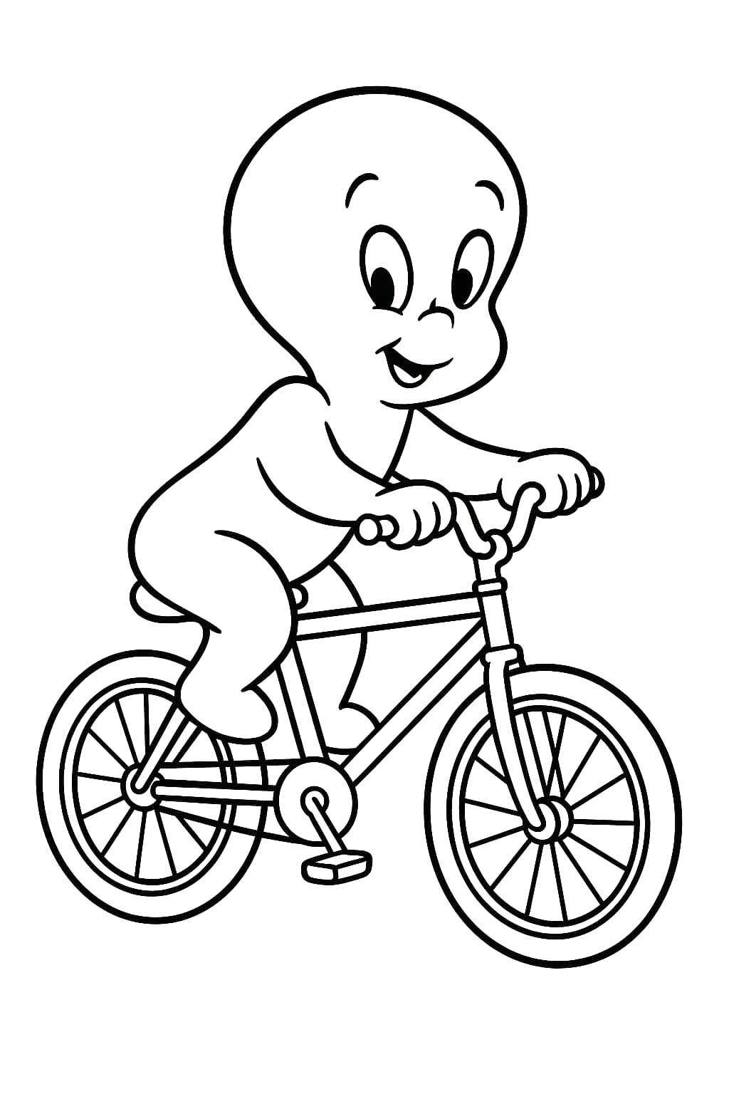 Çizmek Casper temel Boyama Sayfası