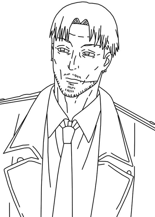 Çizmek Chainsaw Man Yazdırılabilir Boyama Sayfası