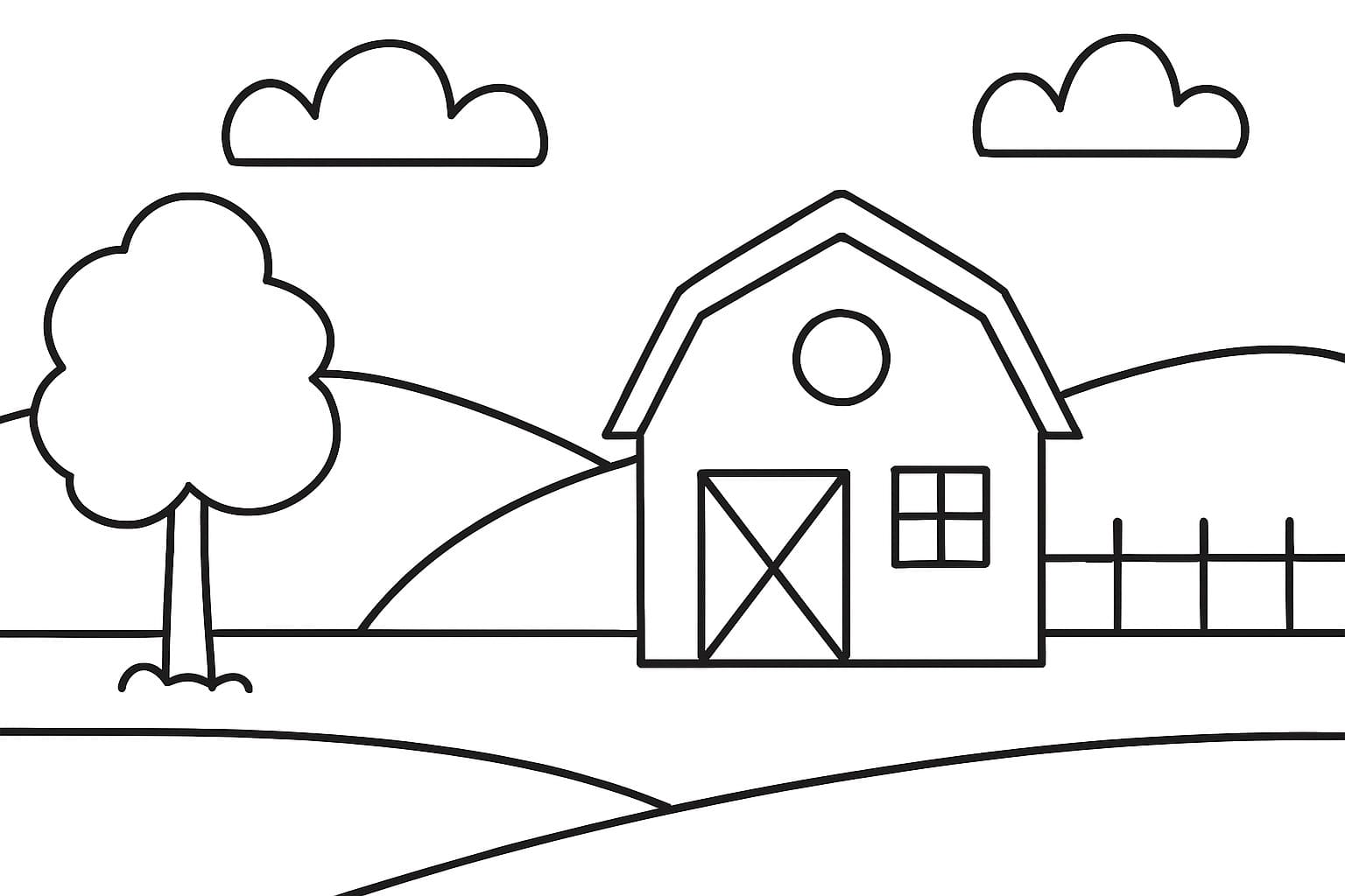 Çizmek Çiftlik ücretsiz yazdırılabilir Boyama Sayfası