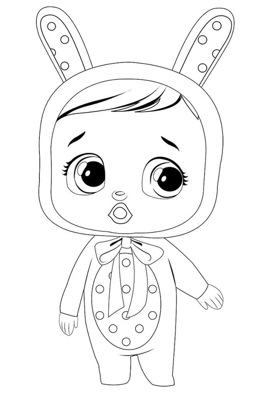 Çizmek Cry Babies Dressy Coney Boyama Sayfası