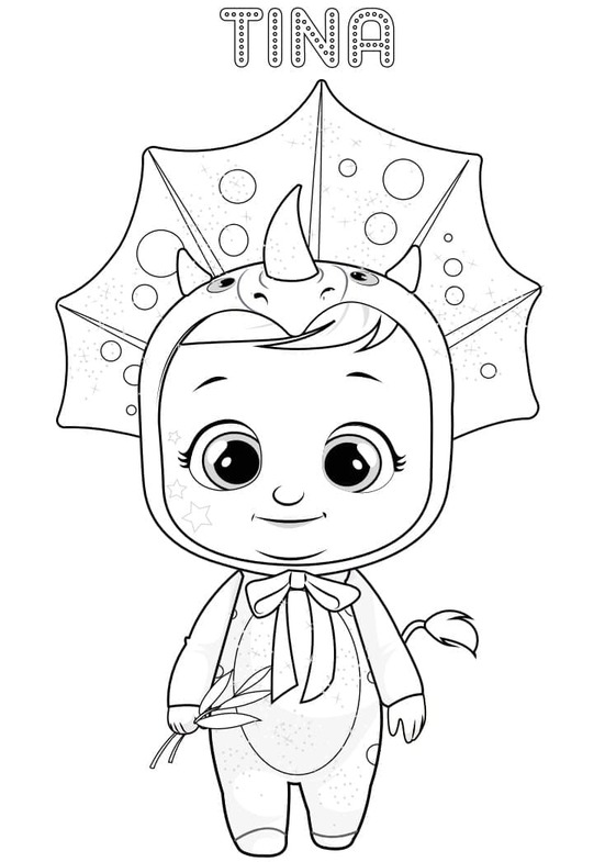 Çizmek Cry Babies Tina Boyama Sayfası