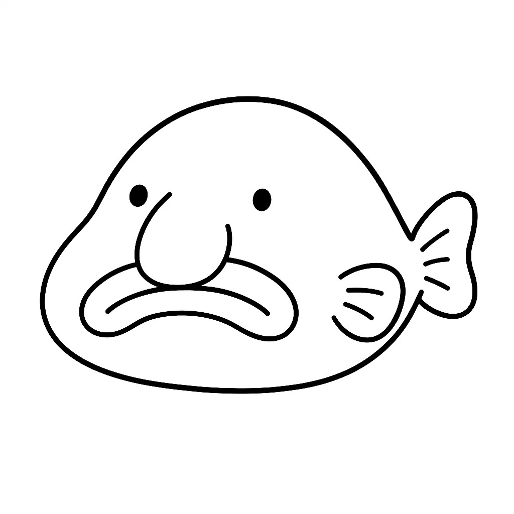Çizmek Damla Balığı Ücretsiz yazdırılabilir Boyama Sayfası