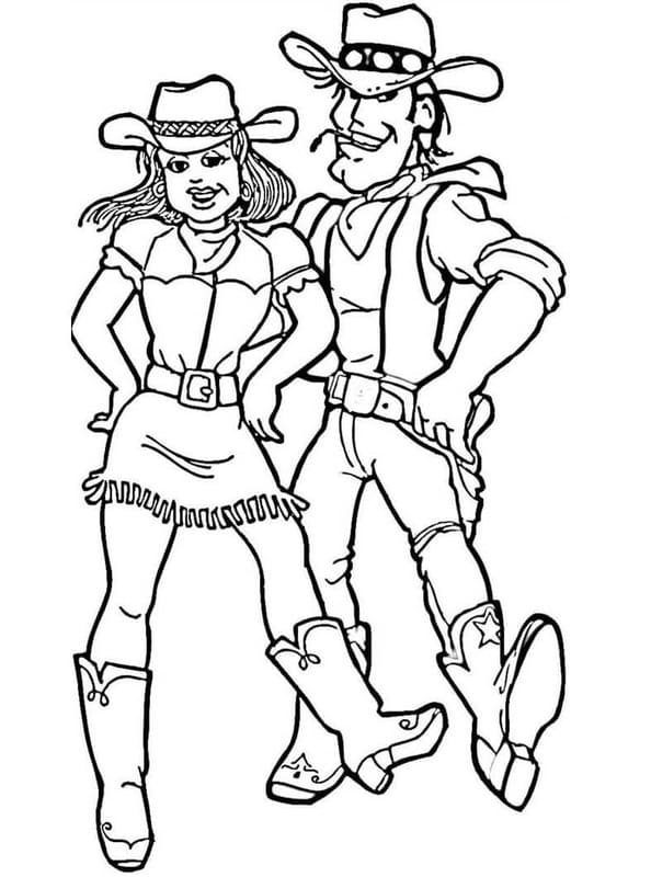 Çizmek Dans 3 Boyama Sayfası