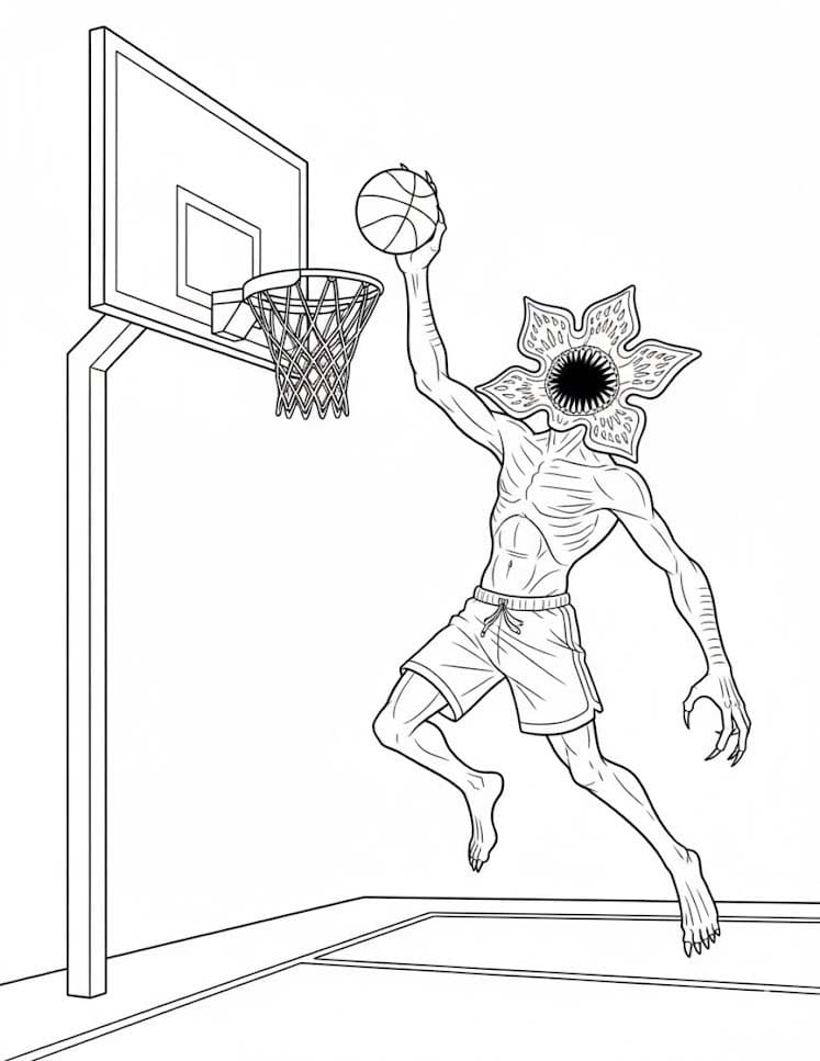 Çizmek Demogorgon Ücretsiz Boyama Sayfası